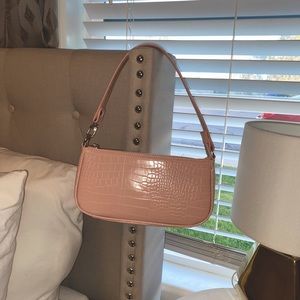 Pink shoulder purse